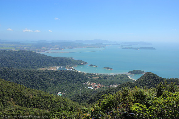 View looking south-east from Langkawi skybridge