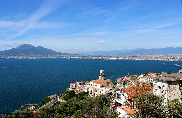 Bay of Naples and Mount Vesuvius