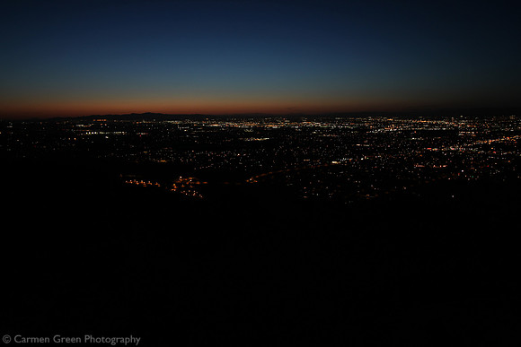 Sunset over Phoenix at Dobbins Lookout