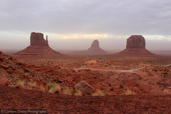 Monument Valley at sunset