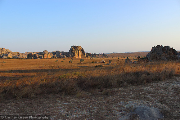 Sunset glow at Isalo National Park, Madadgascar